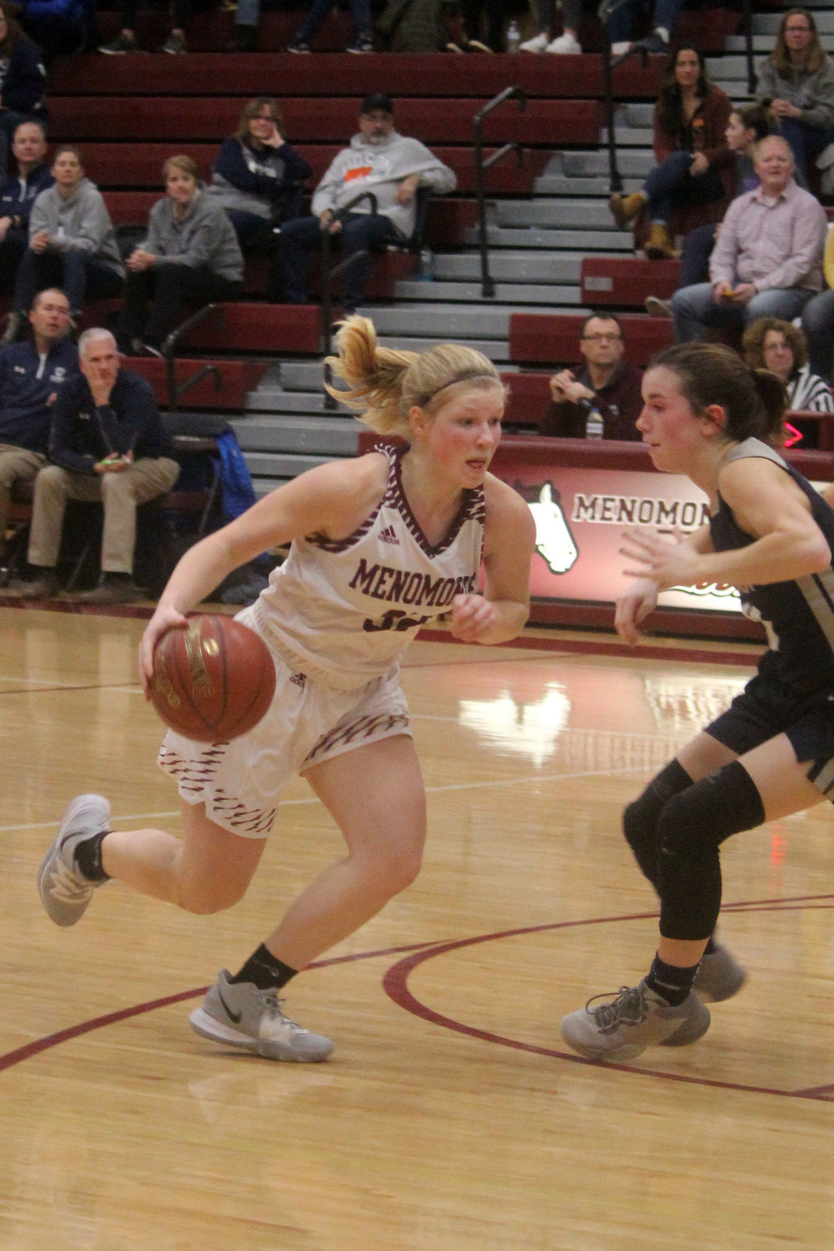Hudson at Menomonie girls basketball 1-10-20